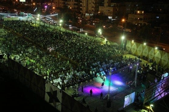 آلاف الأردنيين يشاركون بمهرجان "لبيك يا أقصى"