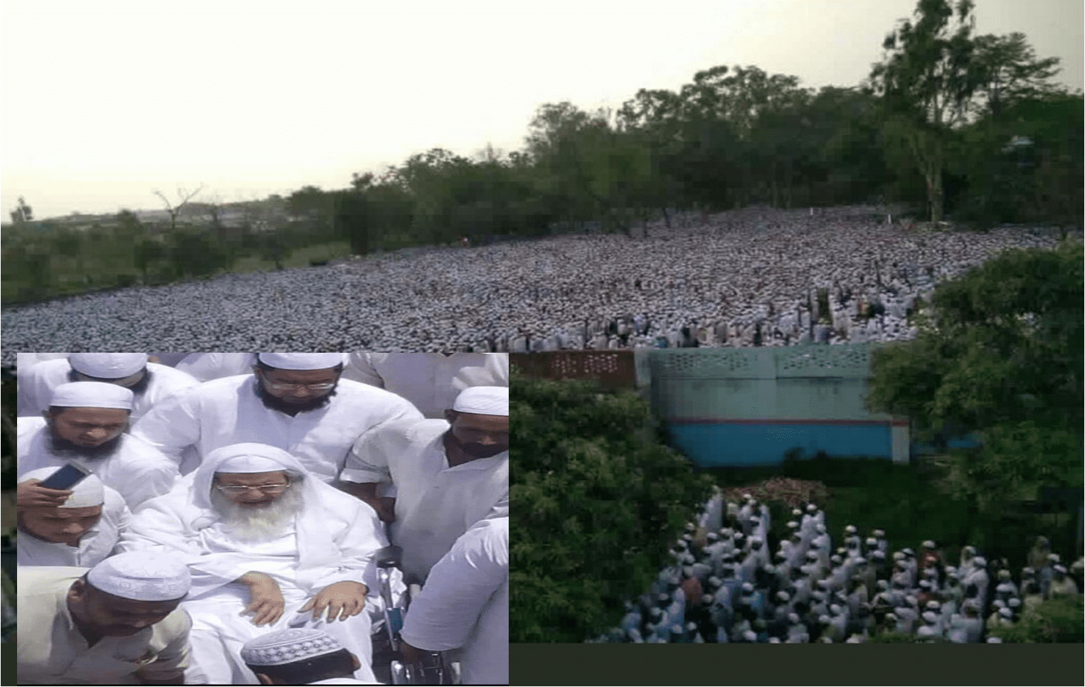 الهند: حشود غفيرة في جنازة شيخ الحديث الإمام محمد يونس الجونفوري