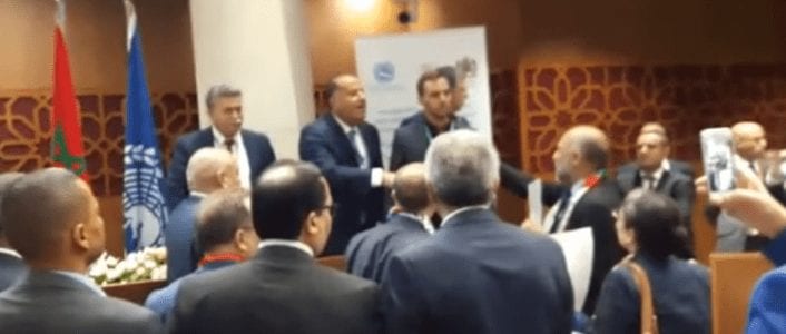 برلمانيون مغاربة ينجحون في فضّ ندوة تطبيعية شارك بها وفد صهيوني (شاهد)