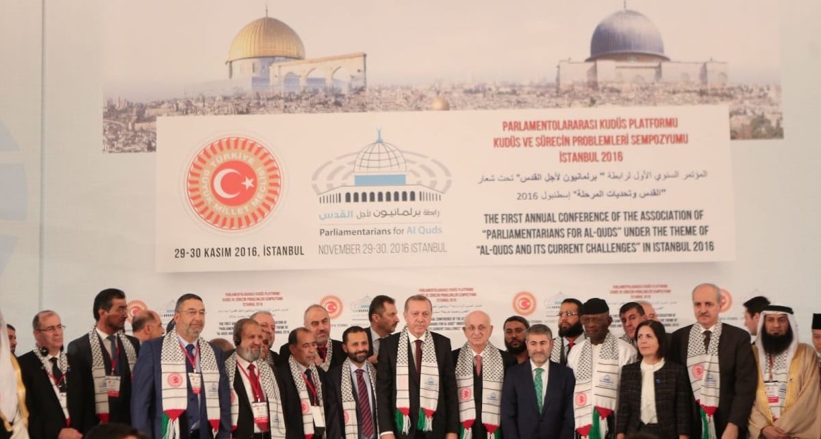 أردوغان خلال افتتاح مؤتمر "برلمانيون لأجل القدس": القدس قضية عالمية مشتركة