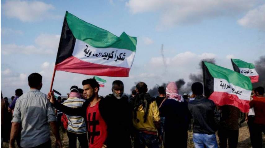 الكويت تغرد لفلسطين .. "لا يضرهم من خذلهم"