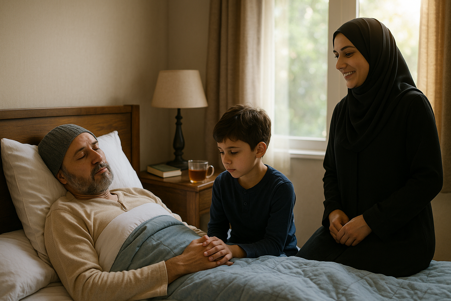 حين يُقعد المرض ربّ الأسرة: من المحنة إلى المنحة