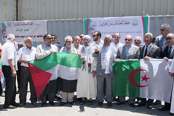 جمعية العلماء في الجزائر تطلق قافلة الإغاثة إلى قطاع غزة